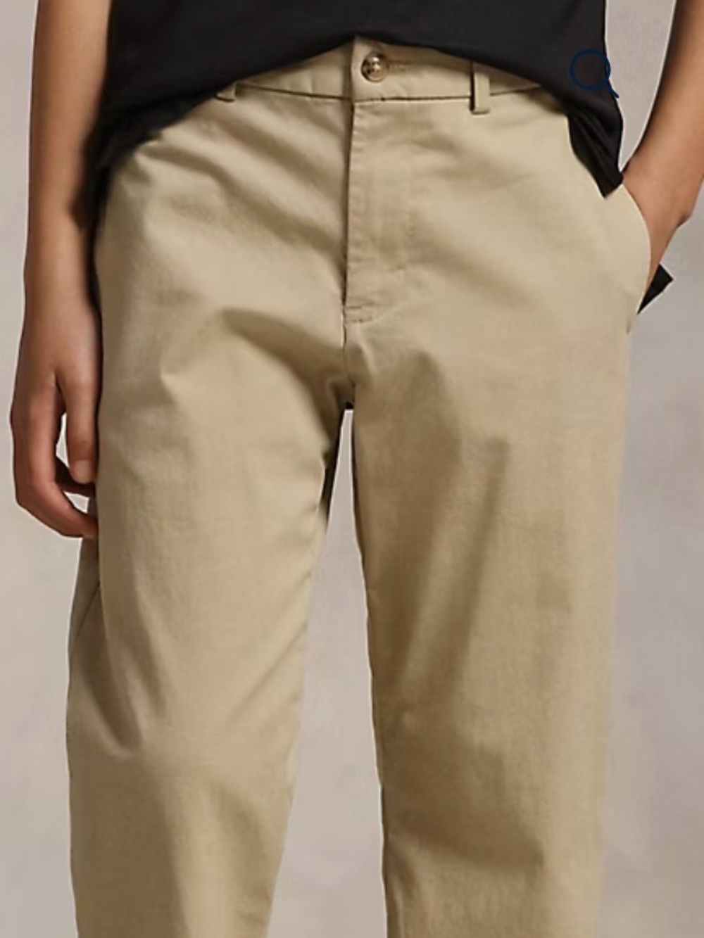 Polo Straight Fit Flex Abrasion Twill Khaki Pant Boys 12